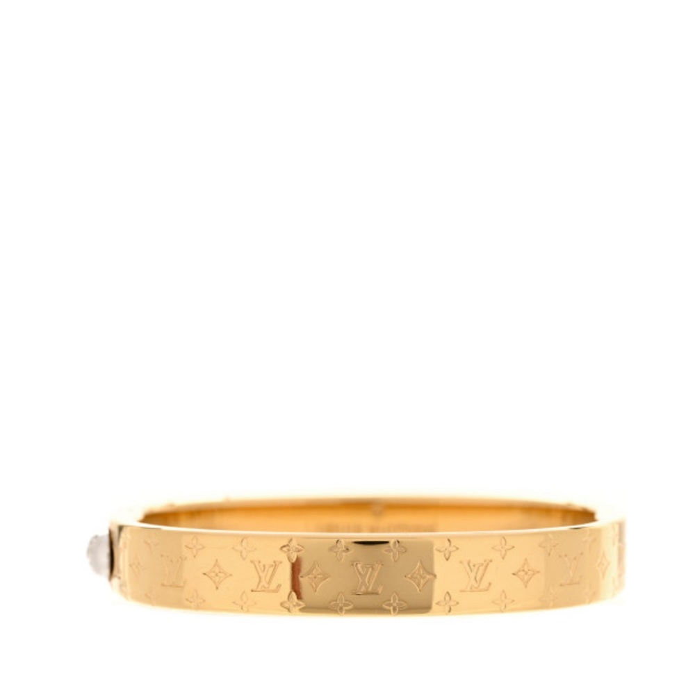 Louis Vuitton Brass Nanogram cuff 💕 - Picture 2 of 13